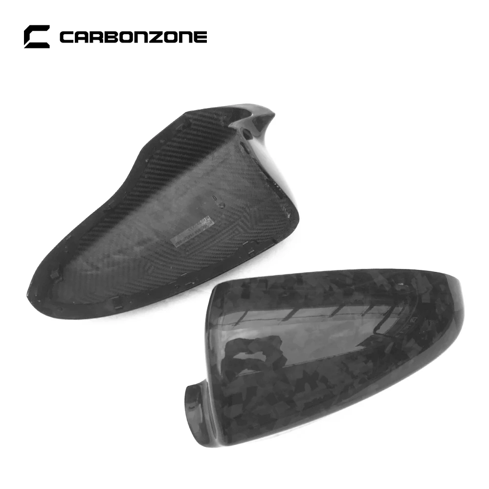 Forged Carbon Fiber Side View Mirror Cover for BMW 6 Series F12 F13 2pcs/pair Rearview mirror shells Replacement Style Car Kits