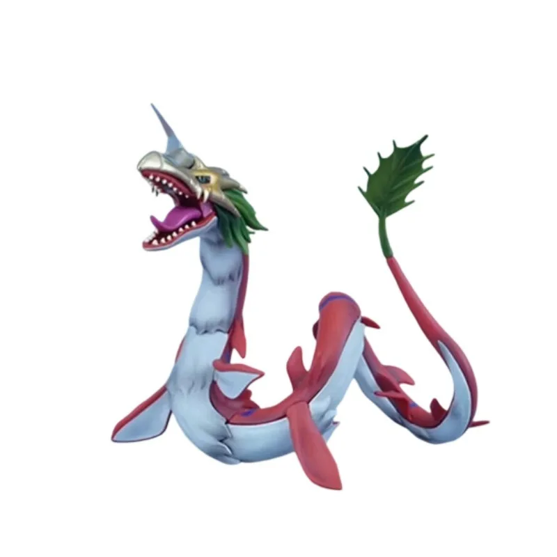 Figura de bestia del dragón marino del villano clásico de Digimon, creación de modelo de figura de anime de bestia del dragón del mar súper, segunda vez