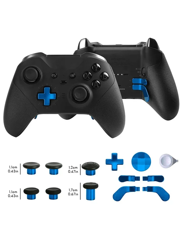 DATA FROG Metal D Pad Trigger Paddles Thumb Sticks Complete Repair Kit For Xbox One Elite Series 2 Game Controller Accessories view 3