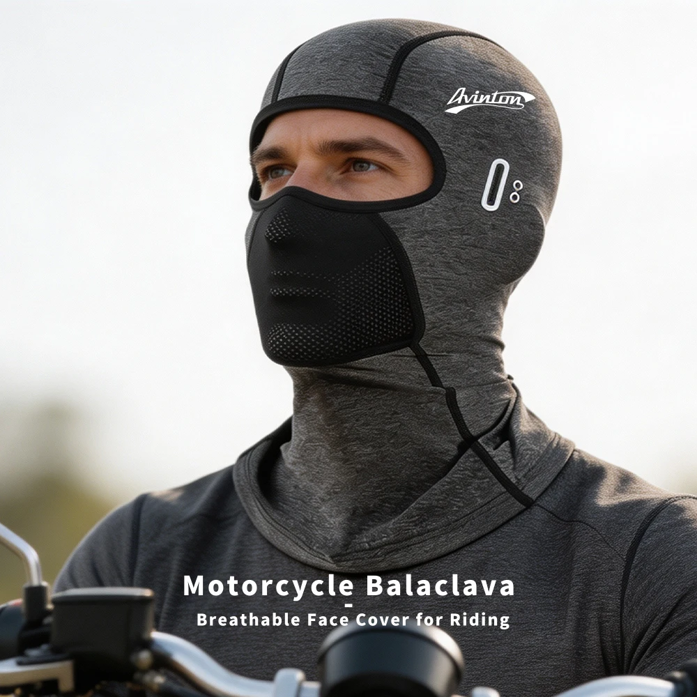 For Avinton Collector GT / Race / Roadster – Summer Cooling Motorcycle Balaclava, Breathable Full Face Mask with UV Protection