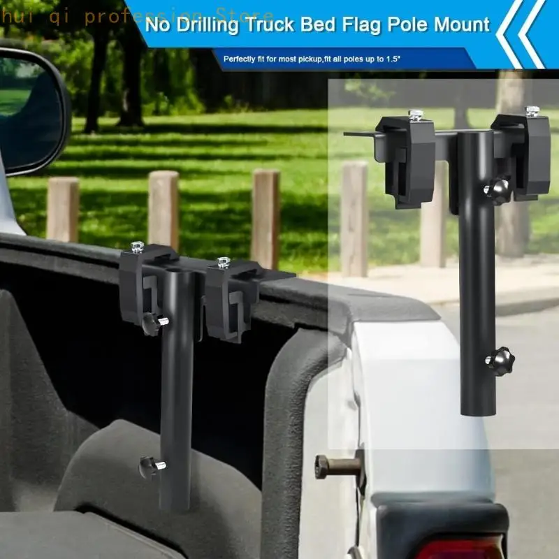 Montagesatz für LKW-Flaggendisplay mit seitlicher Schienenhalterung ohne Bohren H8WE – Detail 9