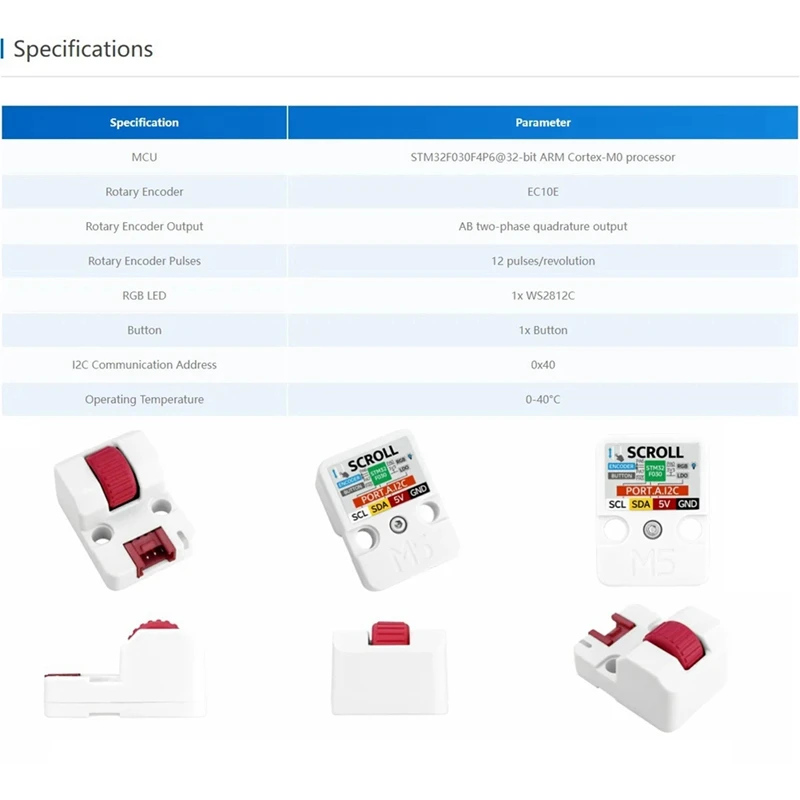 Unité d'extension d'encodeur rotatif ABDJ-Scroll avec encodeur à arbre creux (EC10E 1220501 )