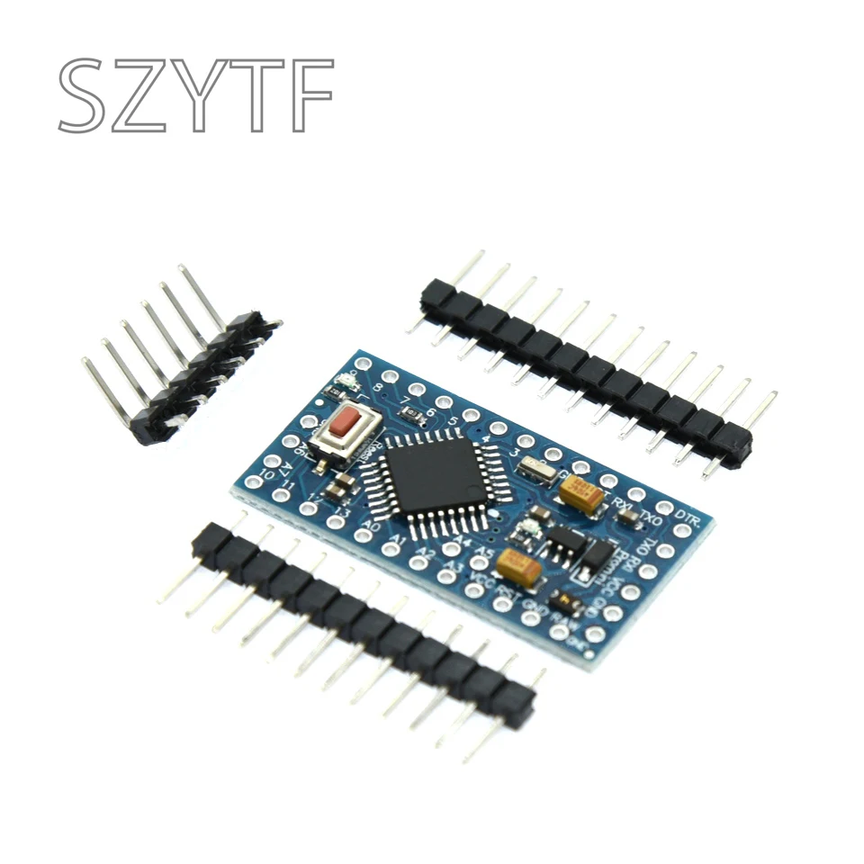 Pro Mini 328 Mini 3.3V/8M 5V/16M ATMEGA328/ATMEGA328PB ATMEGA328P-AU 3.3V/8MHz 5V/16MHZ For Arduino