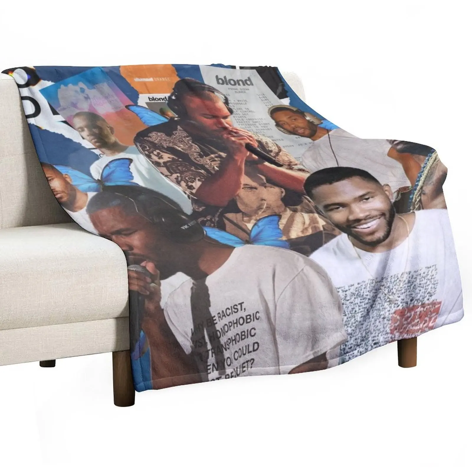 

Frank Ocean Throw Blanket Plaid Decorative Throw Cute Plaid Travel Blankets