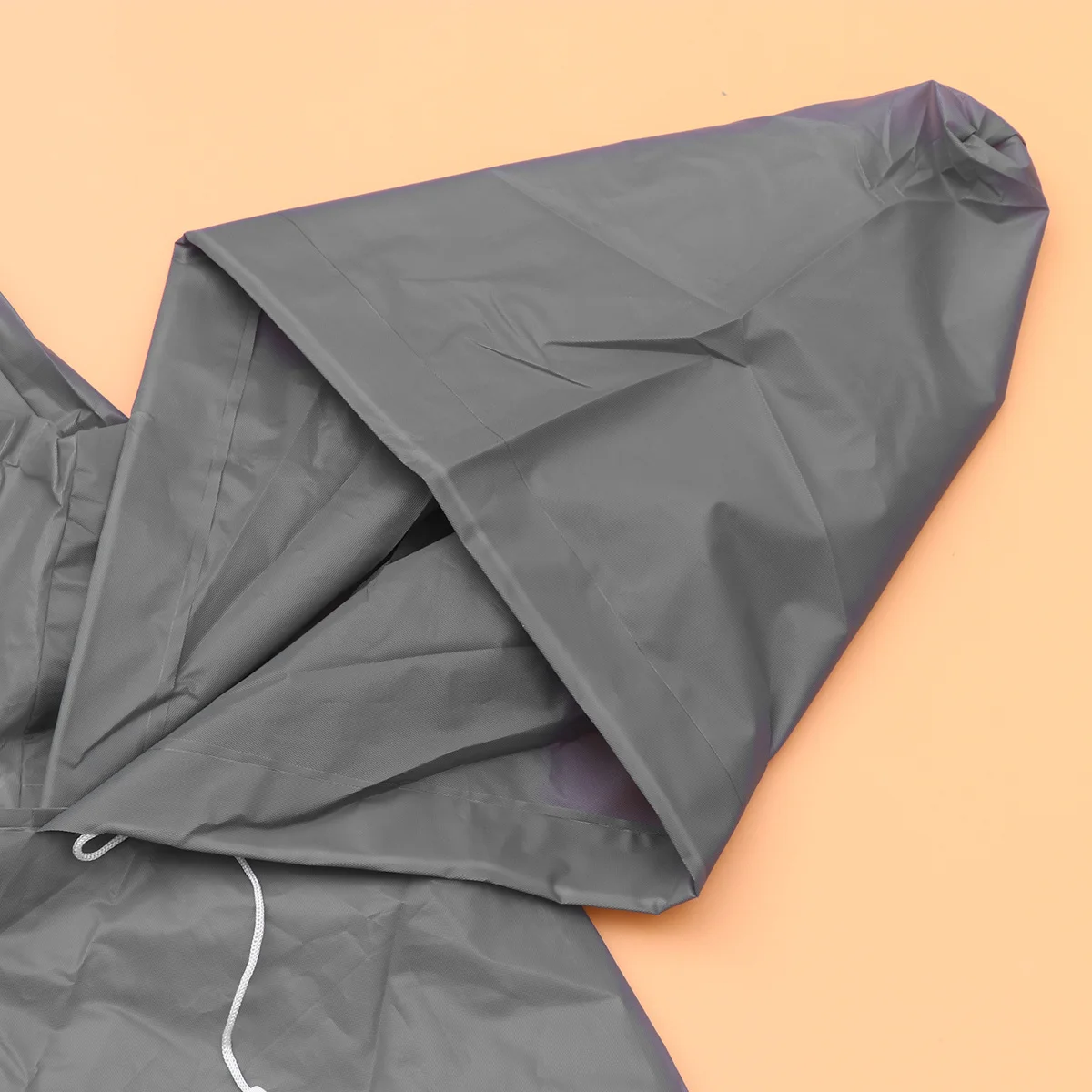 

1pcs Adult Transparent Raincoat Matte Eva Waterproof Reusable Lightweight Rain Poncho For Outdoor Hiking Camping Travel Grey
