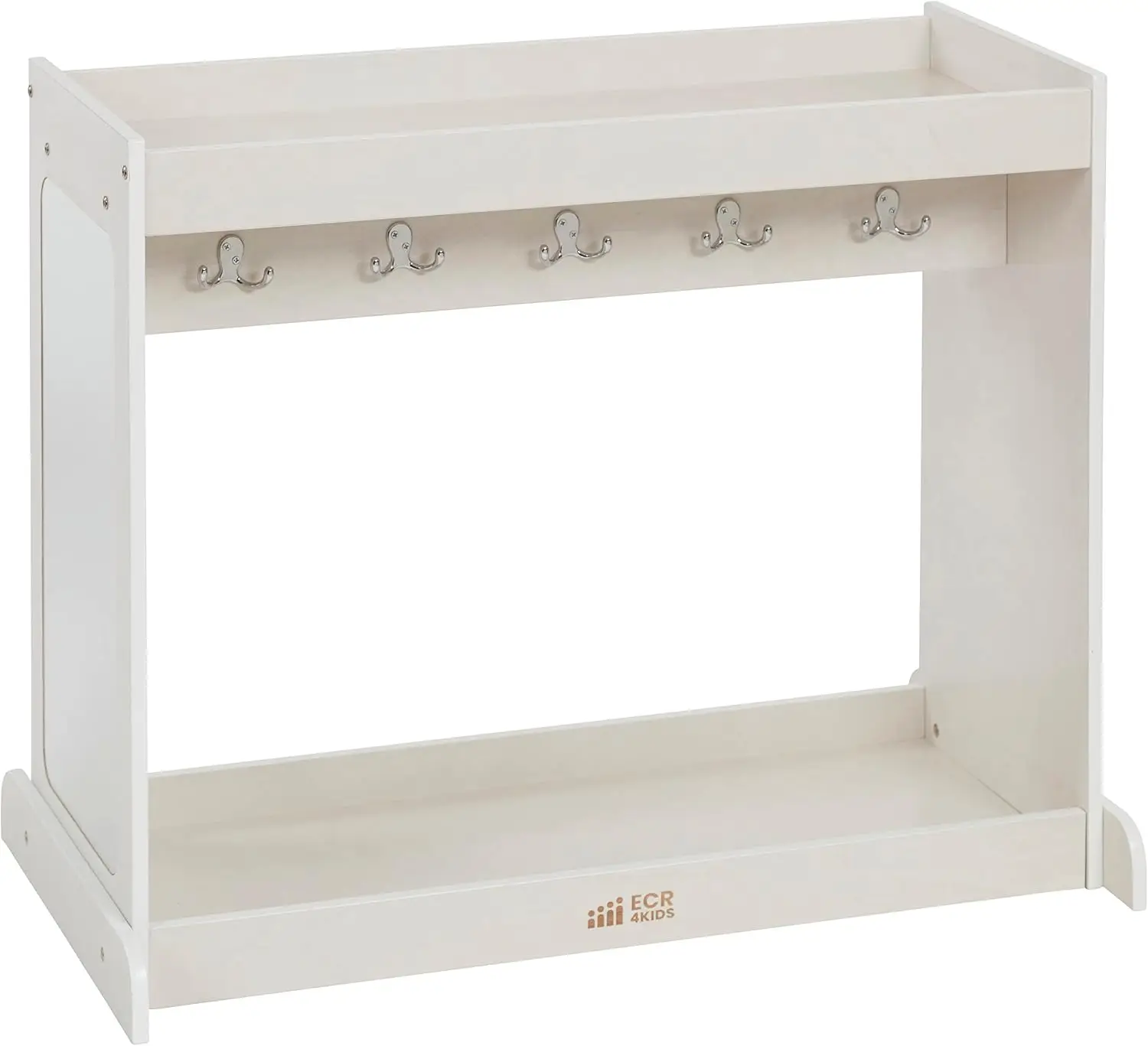 Streamline Toddler Dress-Up Island, Costume Organizer, White Wash