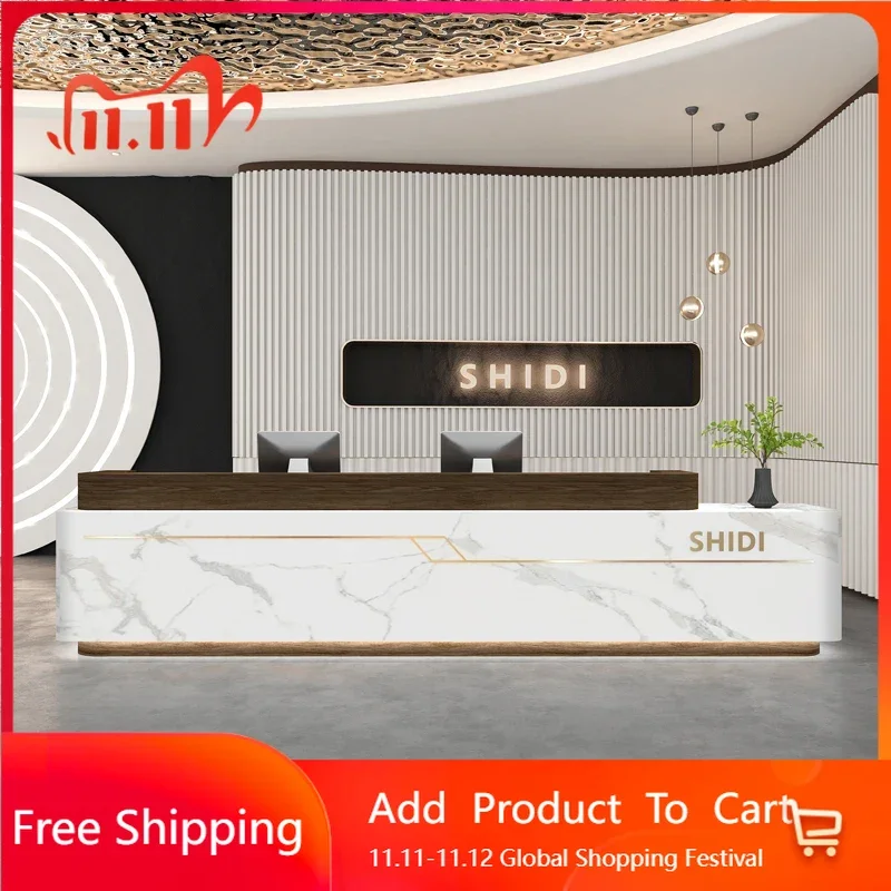 

European Lectern Reception Desk Restaurant Accessories Banco Simple Reception Desk Lectern Luxury Escritorio Unique Furniture