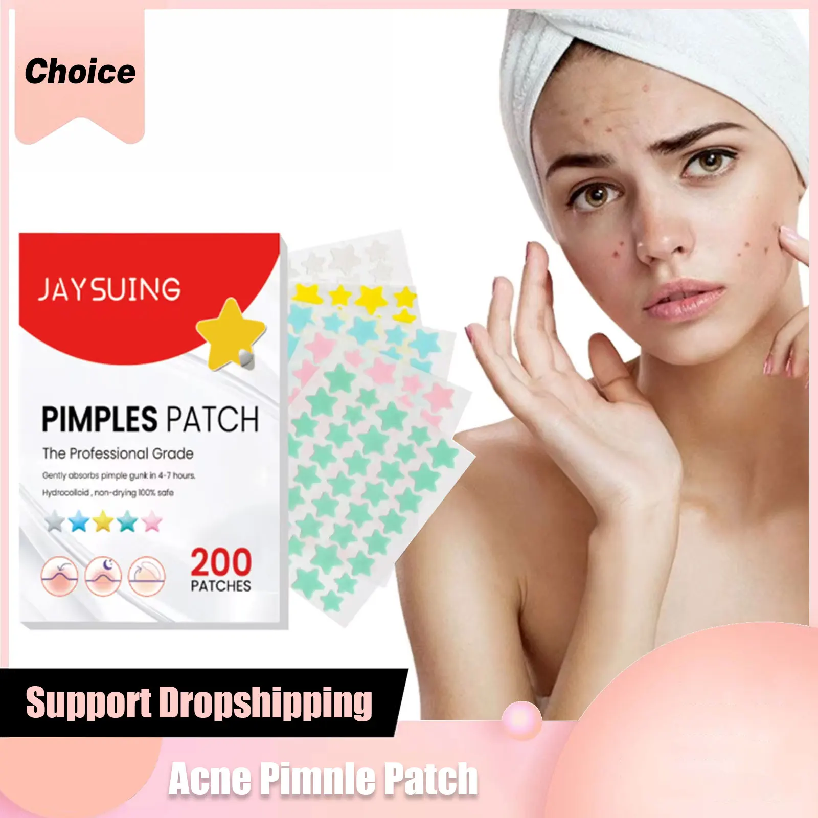 Acne Pimple Patch Invisible Acne Cover Healing Absorbing Sp-ot Pimple Remover Repair Fade Face Sp-ots Waterproof Blemish Sticker