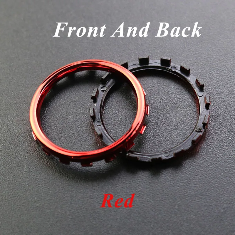 2pcs Handle Auxiliary Ring Replacement Ring Electroplated Color Accessory Decorative For Xbox One Elite Replacement Parts
