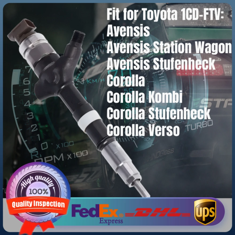 

23670-0G030 23670-09030 DCRI107580 DCRI107580 Fuel Injector for Toyota Avensis Corolla 2.0 D-4D 1CD-FTV Diesel Engine