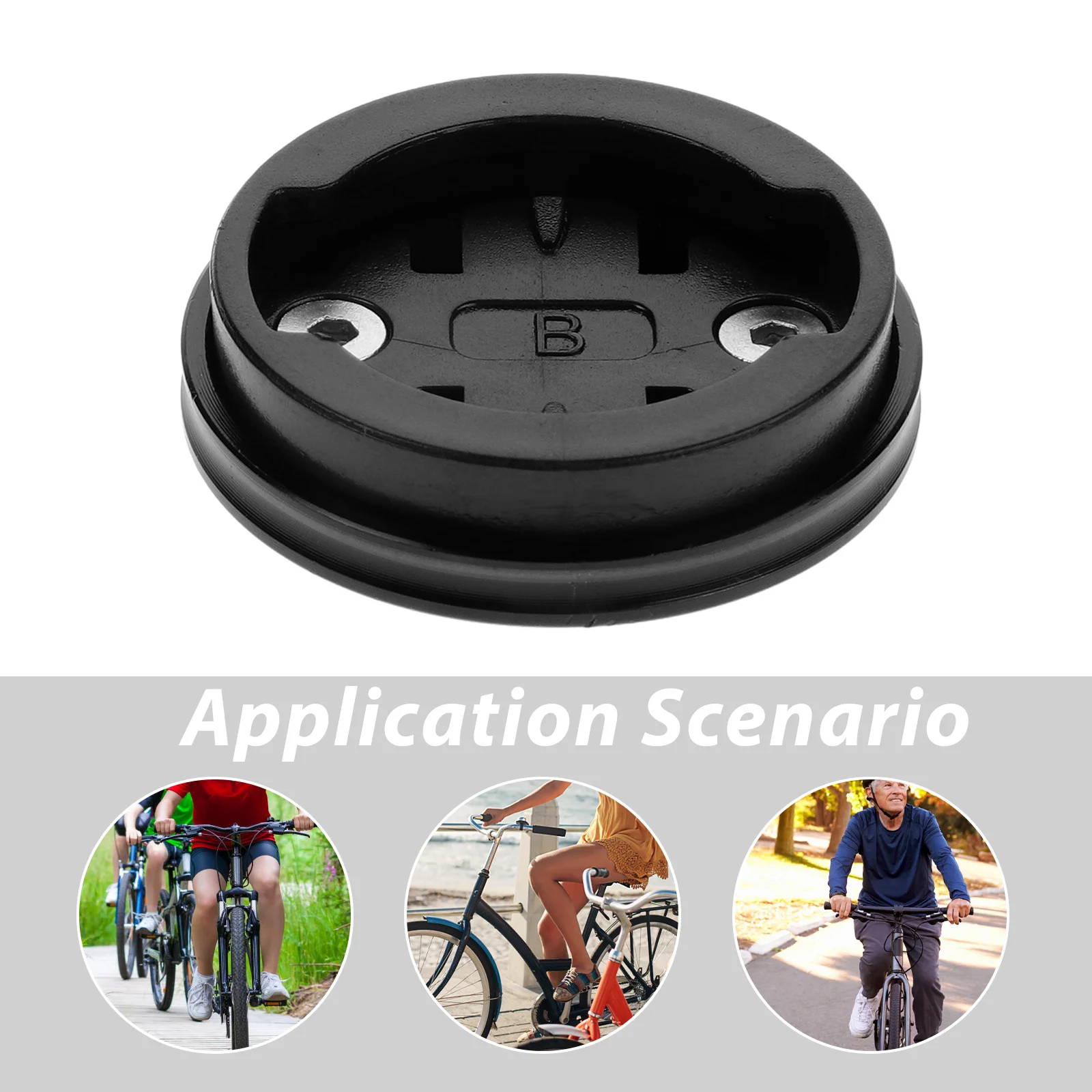 قاعدة كمبيوتر للدراجة ذات غطاء علوي من الألومنيوم لجزء استبدال الدراجة المتوافق مع Wahoo #3