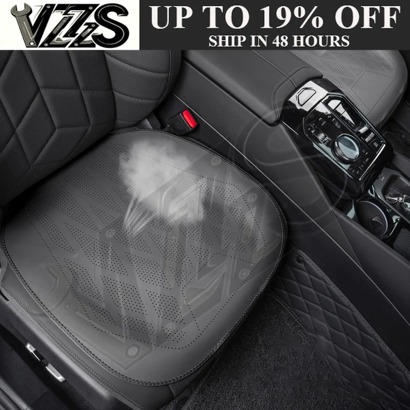 For Acura Integra ILX NSX MDX RDX TSX RSX, Leather Ventilated Car Seat Cushion, Non-Slip All-Season Auto Cushion,Accessories