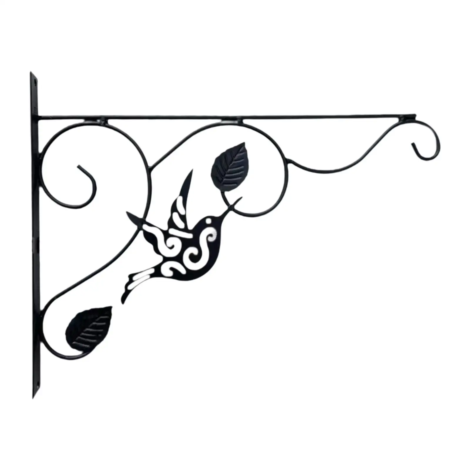 Decorative Iron Wall Hanging Hook for Flowerpot Planter Hanger Stable Patio Garden Balcony Hanging Plants