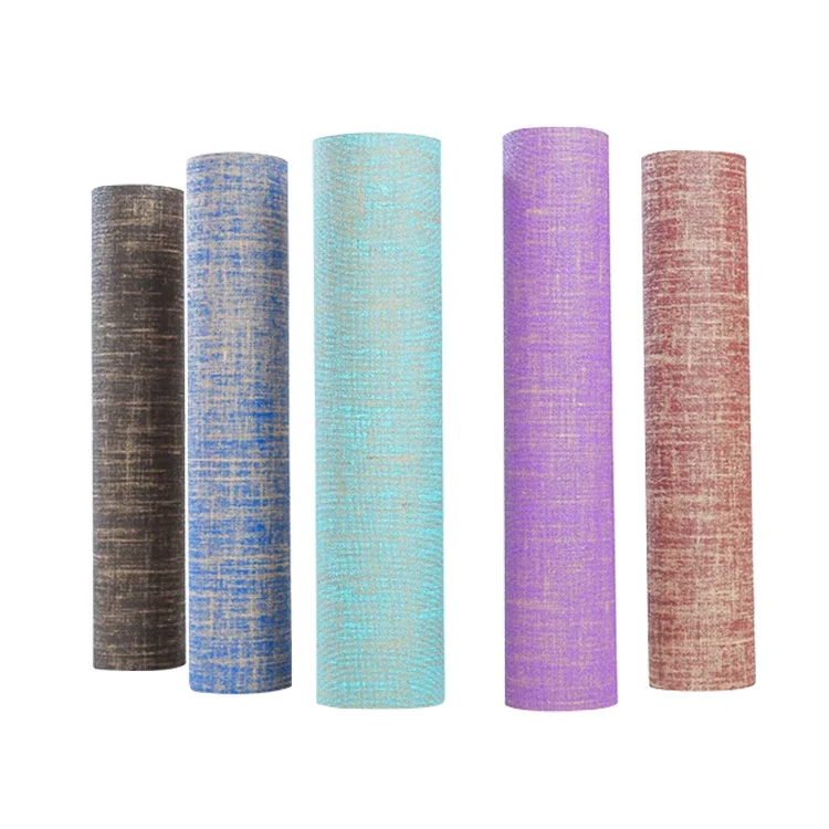 

Vegan Sustainable PVC Hemp Non-slip Yoga Mats