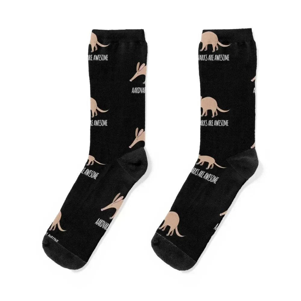 

Aardvark Animal Socks ankle Wholesale Rugby with print Designer Man Socks Women's