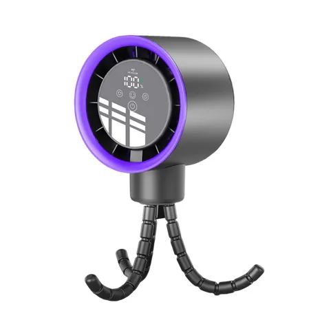 Stroller automatic shaking head portable octopus fan for outdoor baby stroller