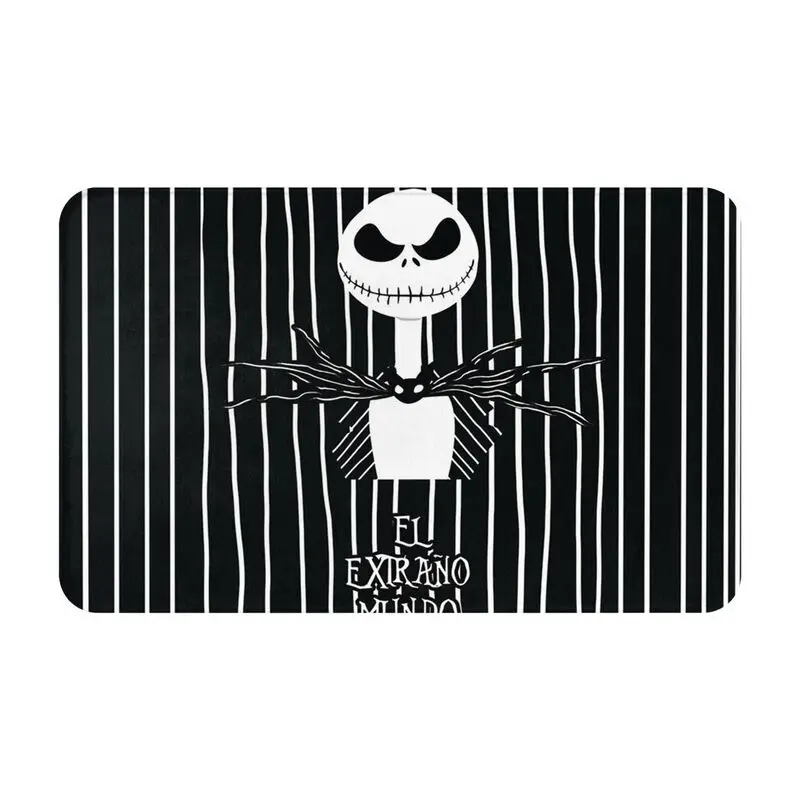 Custom Horror Movie Floor Door Bath Kitchen Mats Anti-Slip Outdoor Halloween Skull Jack Tim Kennedy Christmas Carpet Rug