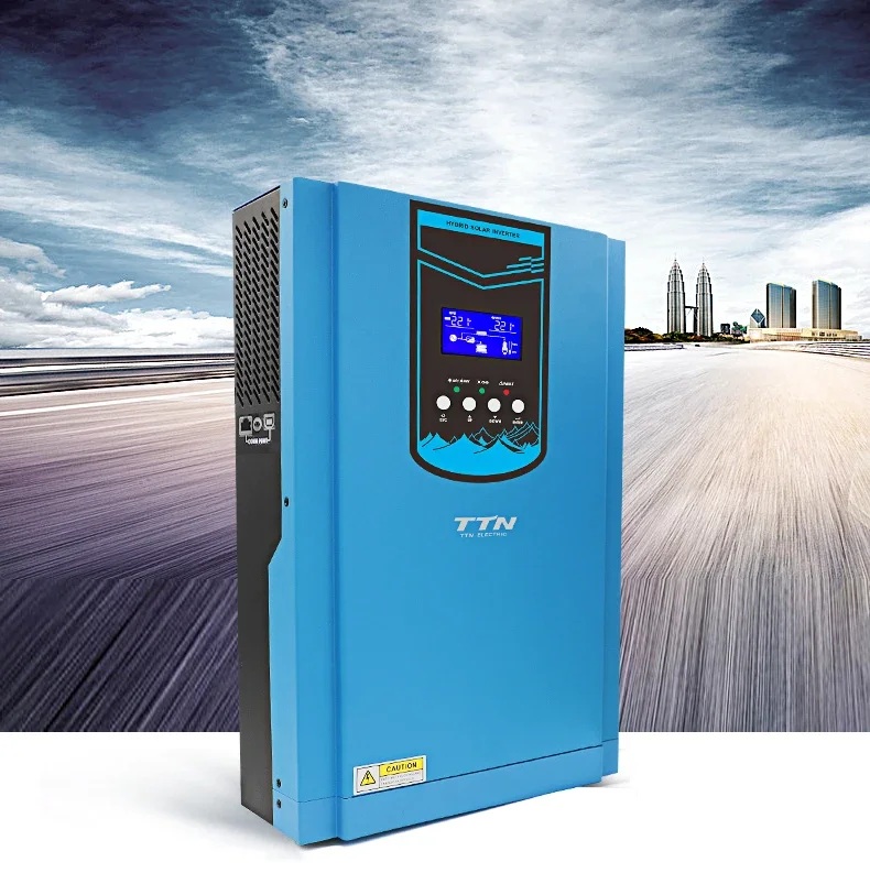 

TTN hybrid off grid 5kw 48V 220V solar inverter with 80A mppt charge controller