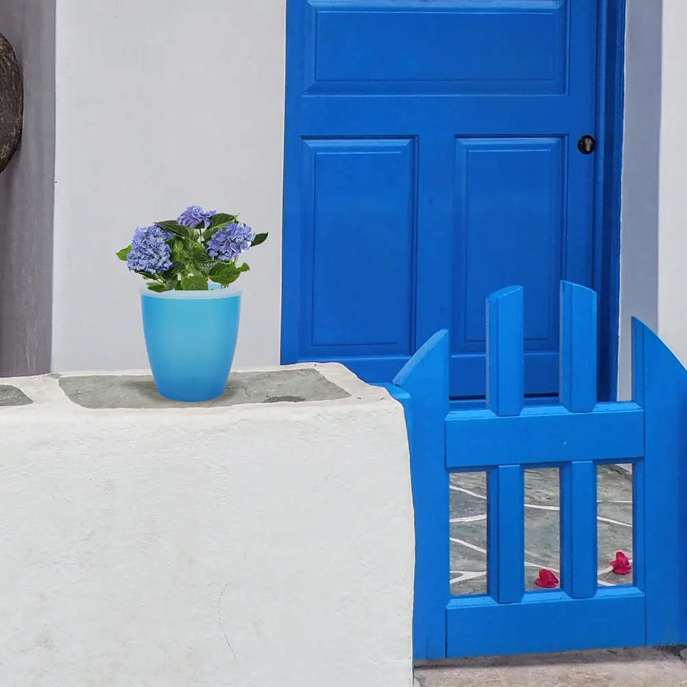 

5pcs Self Watering Planter Automatic Water Absorption Flower Pot For Indoor Outdoor Plants Lightweight Plastic Planting