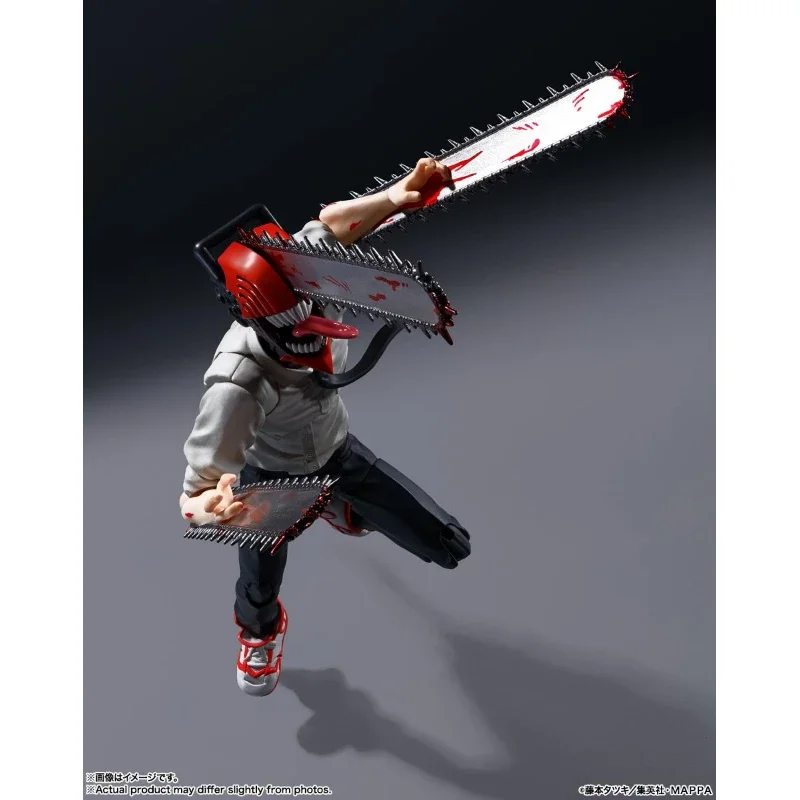 Bandai-Chainsaw Man Animação Action Figure, S.H.Figuarts, SHF, presente original do brinquedo, coletando Hobby Model, Em estoque