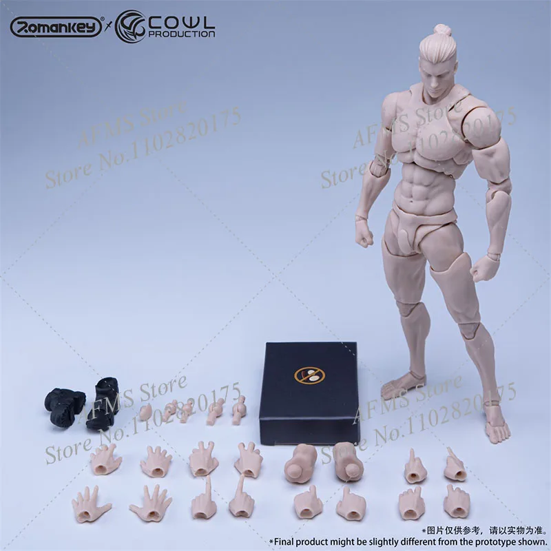 Hot Toys Romankey X COWL Superflexibler Gelenkkörper im Maßstab 1:12, 16,5 cm, starke Muskel-Kampfkunst, Kung-Fu-Junge, Actionfigur, Modellspielzeug 3