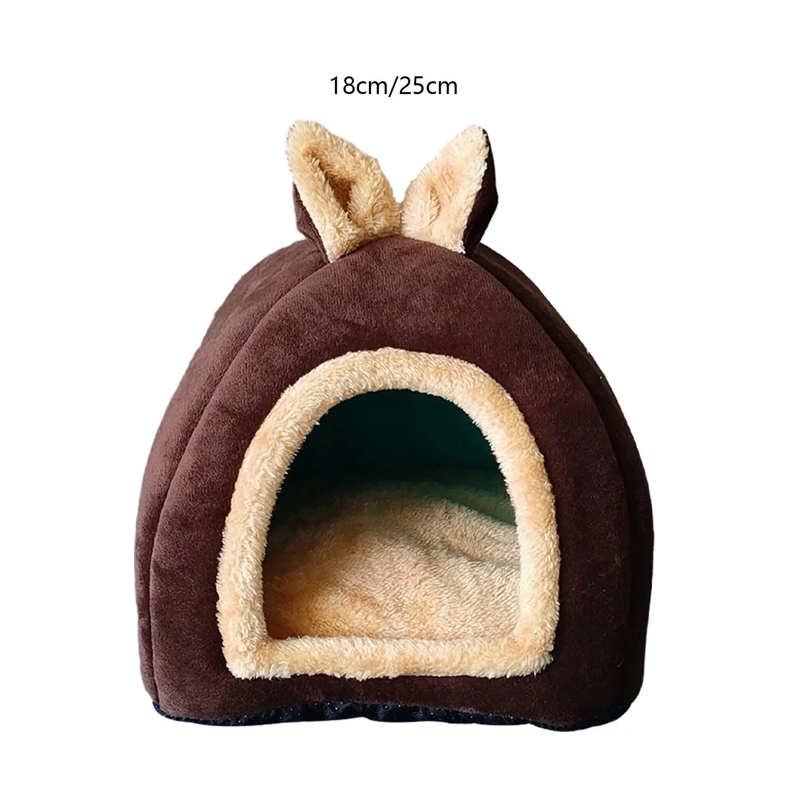 Small Animal Pet House Bed Bedding Cuddle Winter Nest Rabbit Cage Nest for