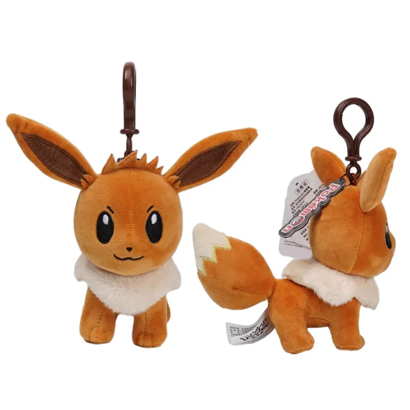 

Kawaii Pokemon Pikachu Charmander Squirtle Mew Plush Toy Pendant Key Ring Backpack School Bag Small Doll Birthday Gift