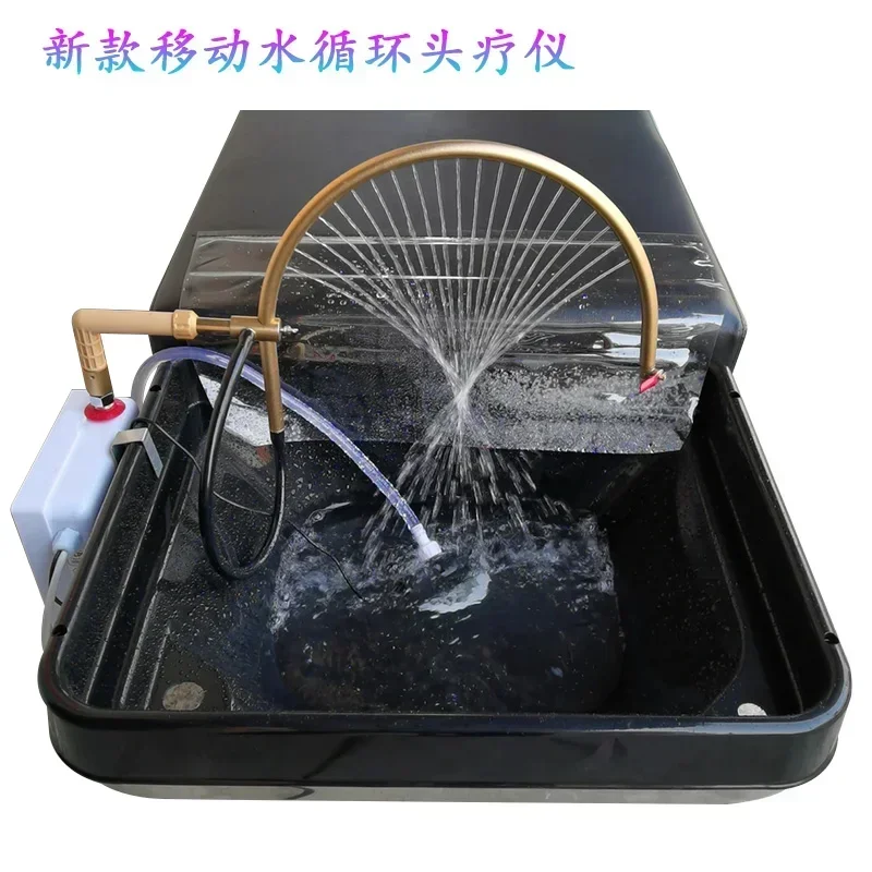 circulation head therapy device, any bed can be used to flush the hair washing bed and add the first soup spa machine