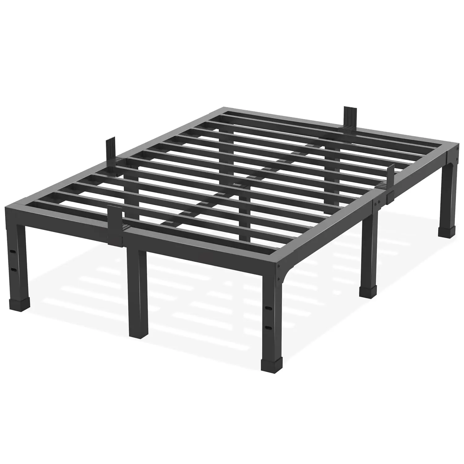 

14 Inch 3500 lbs Support Metal Platform King Bed Frame with Steel Slat Noise-Free Non-Slip Easy Assembly, Customized