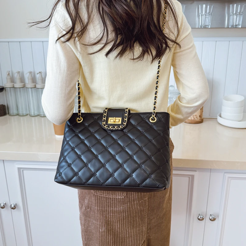 

Классическая модная сумка через плечо для женщин, высококачественная кожаная сумка, дизайнерский парижский стиль, регулируемый кошелек на плечо