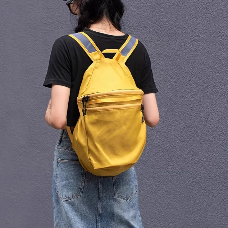 

Fashion Brand Design Backpack Women Men Outdoor Light Travel Leisure Bag Waterproof Mountaineering Bag Thin Super Light Rucksack