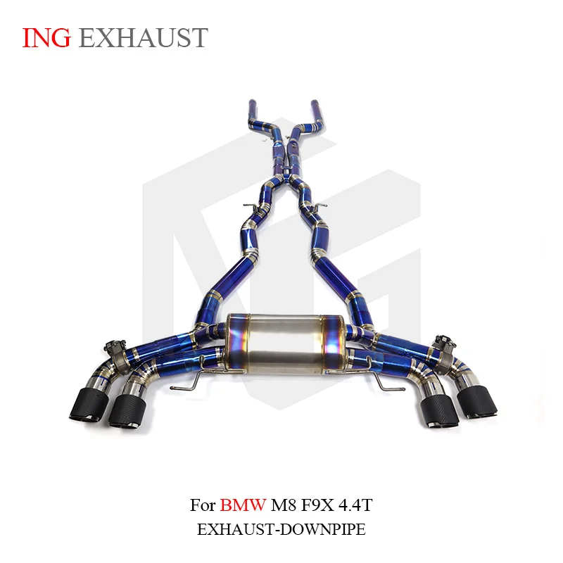 ING Performance Exhaust Catback Titanium Alloy for BMW M8 f9x s63 4.4t Car Accessories Electron Valve Vehicle tools System