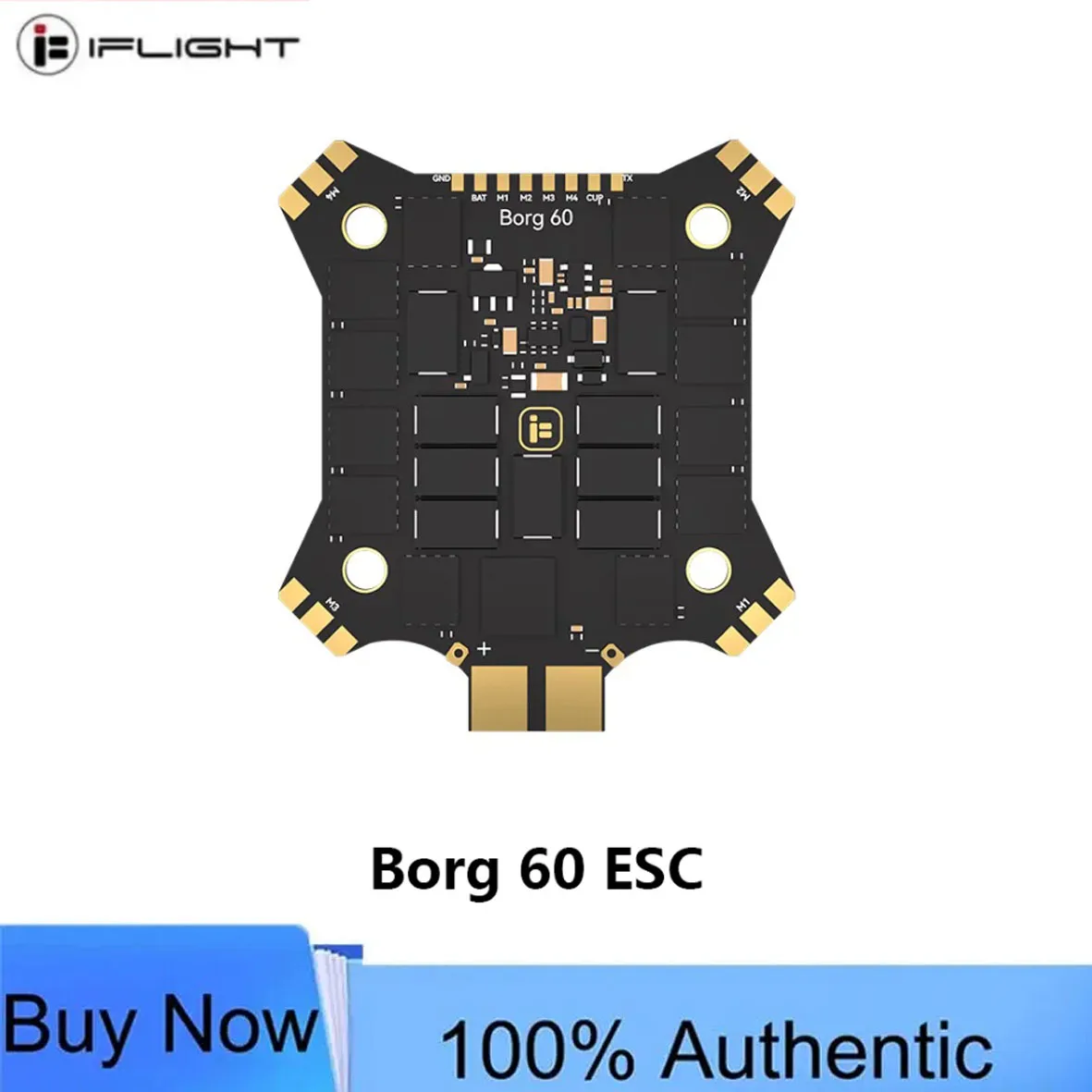 iFlight Borg 60 ESC 4-6S 60A BL32 32Bit ESC STM32G071N DShot600 Support LIHV Battery for FPV Drone