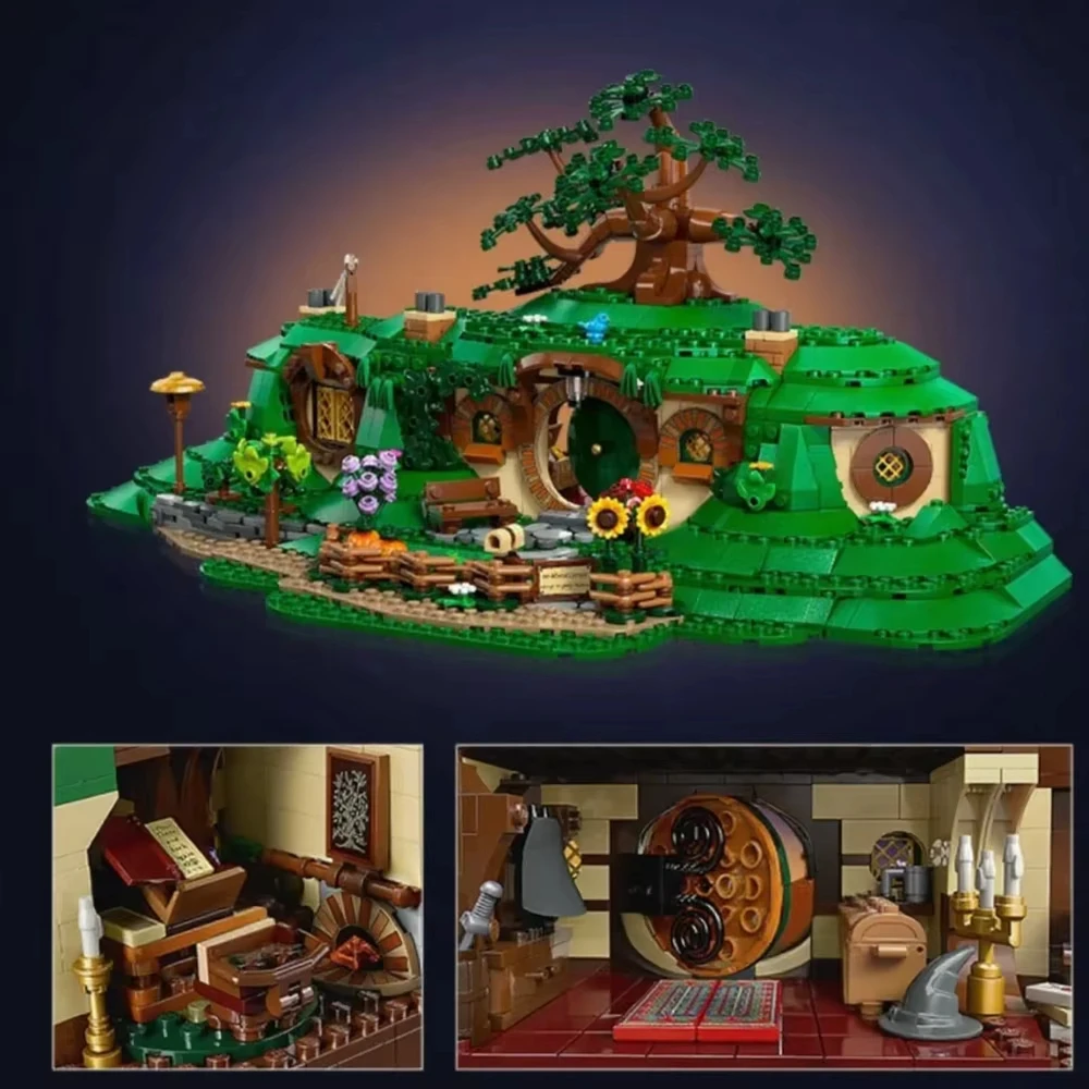 

Creative Street View 10354 Shire Hole Architecture Block Building Blocks Brick Street View Toys For Children Gift