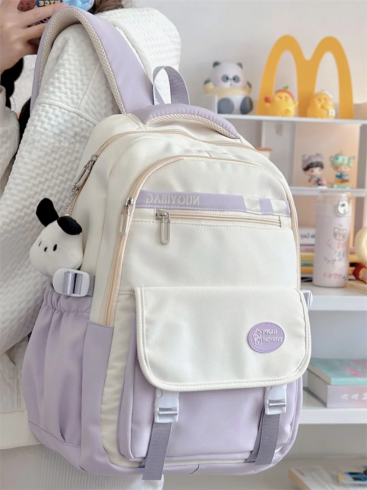 大容量スクールバッグ バパ スイート カレッジ スレ デュアル ショルダーバッグ 中学生・高校生向け キュート フレ フォレスト シ...