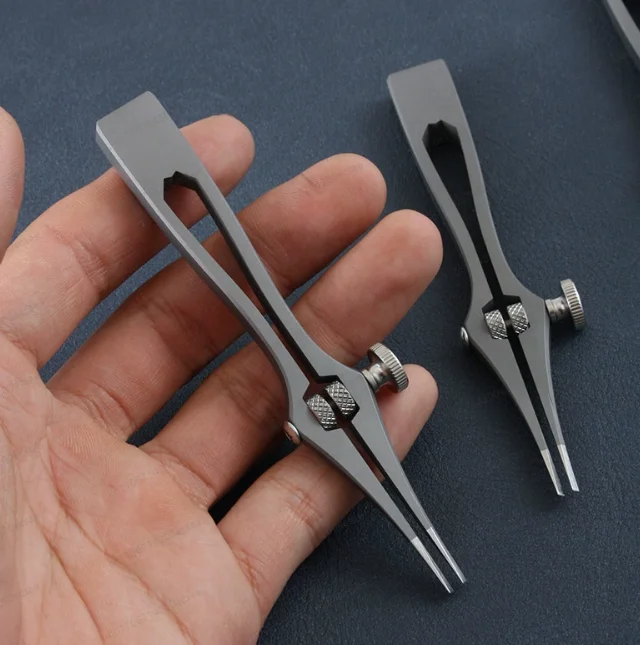 Adjustable Diamond Stitching Punch 1-6mm for Leathercraft, High Carbon Stainless Steel Hex Punch with Storage Box