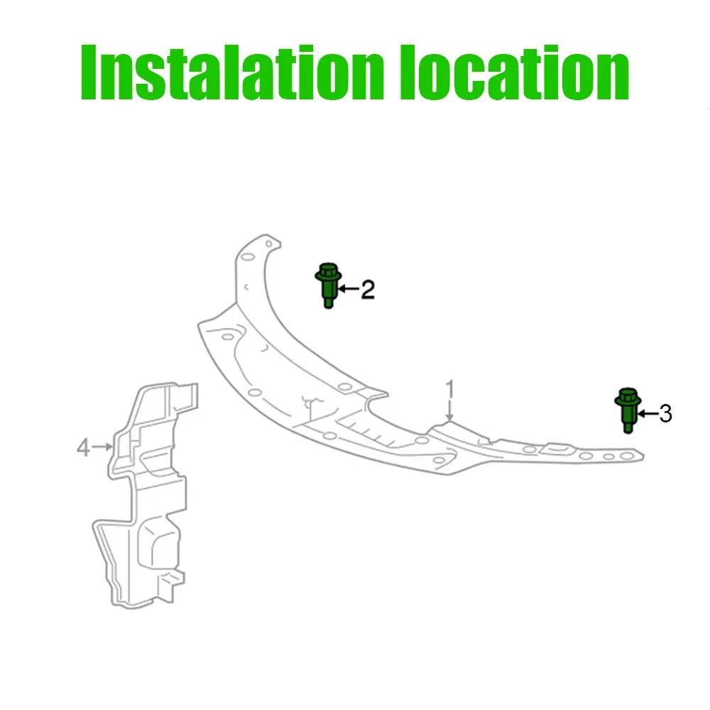 10x For Toyota Chr Corolla Avensis T25 Camry Lexus RX Auto Panel Rivet Fastener Bumper Mud Flaps Cover Fixed Clips 9046707211