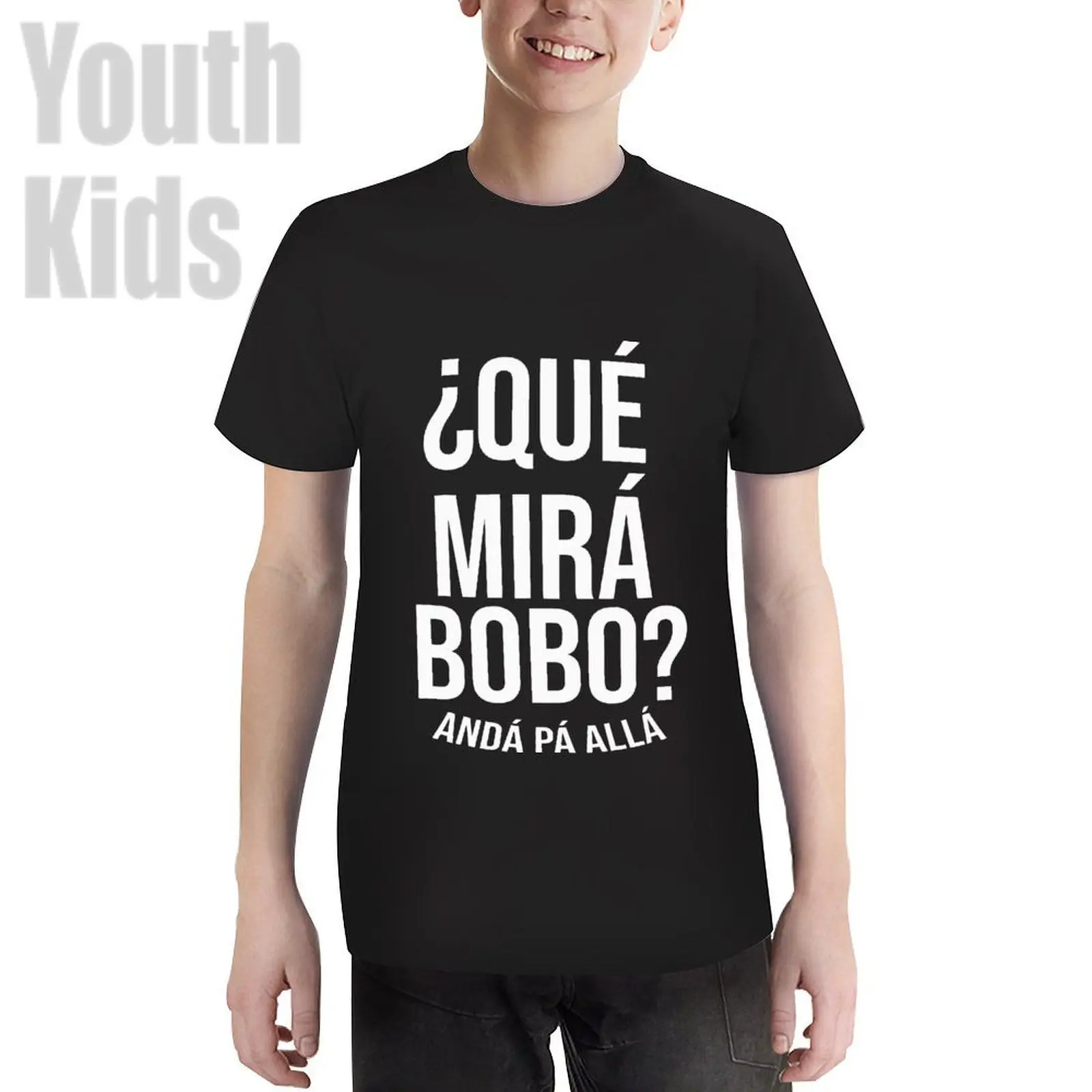 Youth Boy/Girl Argentina World Champions Que Mira Bobo T-shirt Kids Tshirt Tee 100% Cotton T Shirt O-neck Short Sleeve Children