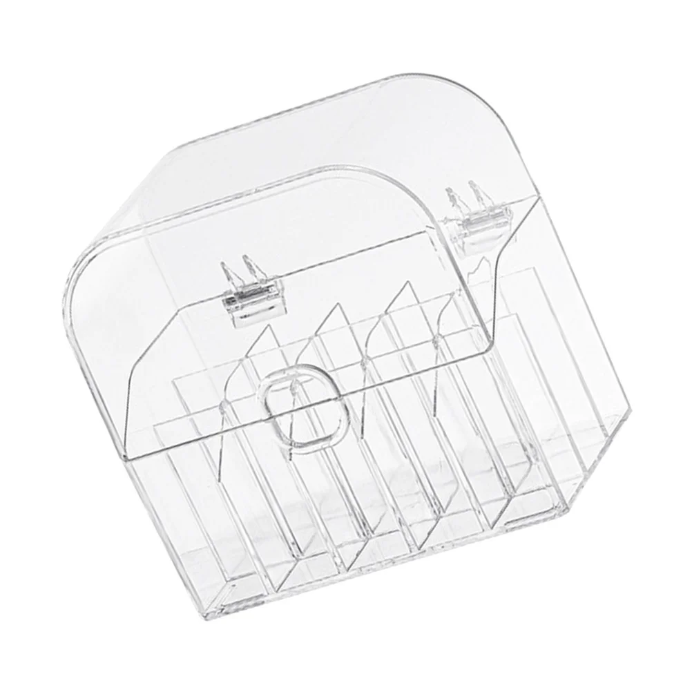 

1Pcs Lipstick Storage Box Clear Organizer Large Capacity Desktop Storage Case Durable Transparent Makeup Holder