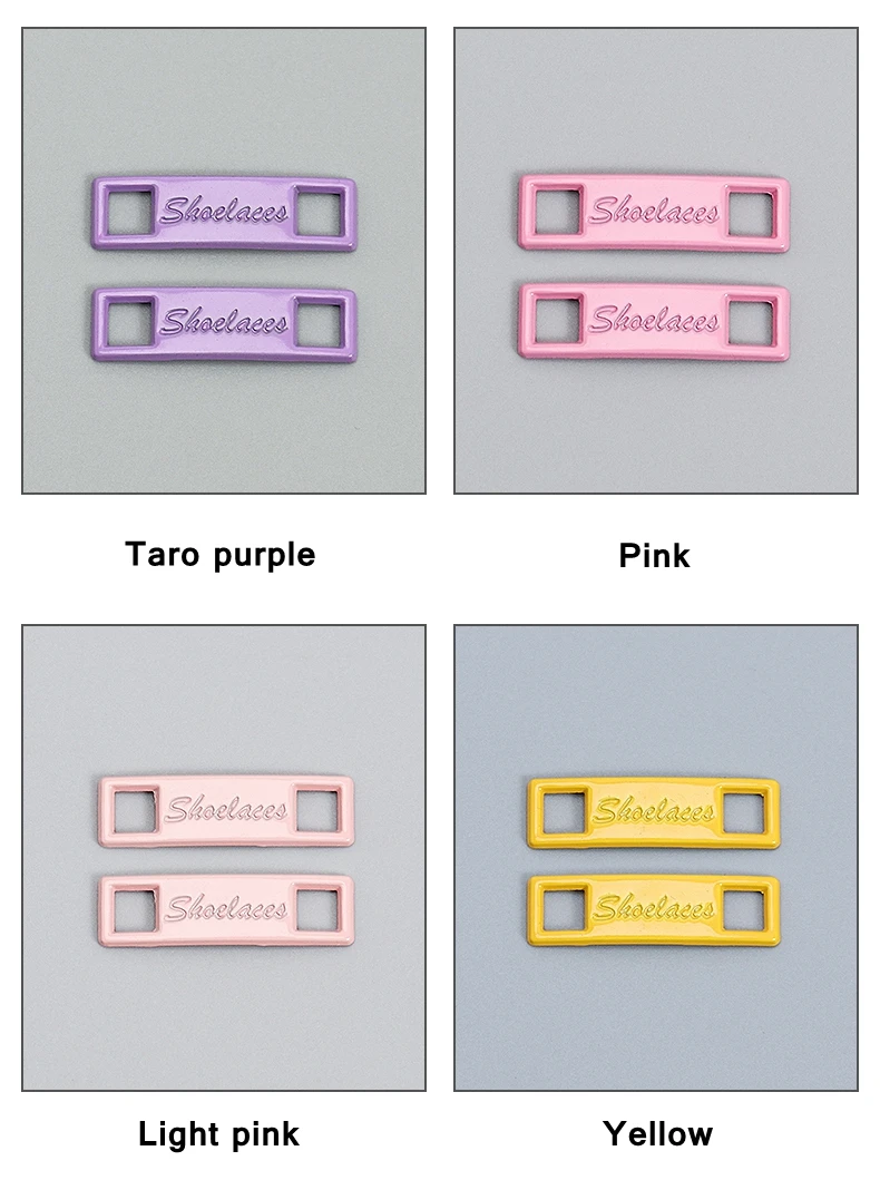 1 Pair Sneaker Shoelaces Buckle Charm Shoes Decorations Metal Kits Buckle Shoelace Charms Personalize Shoe Accessories New