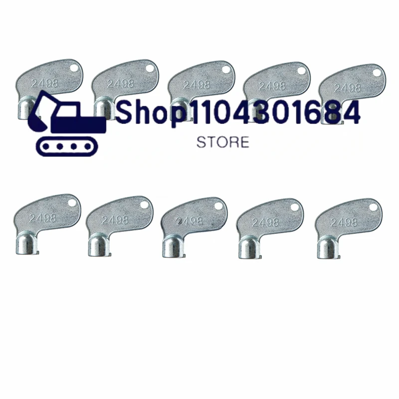 10 PCS 2498 Key 8-94402498 For Isuzu Mitsubishi Kobelco Kawasaki TCM Bomag Magnum Heavy Equipment