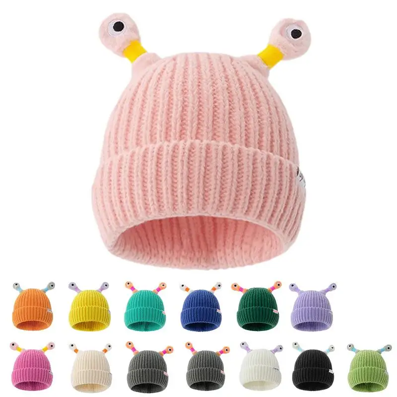 Novelty Knitted Beanie Outdoor Cold Weather Tentacles Kids Headwear Caps Household Comfortable Soft Winter Costume Accessory