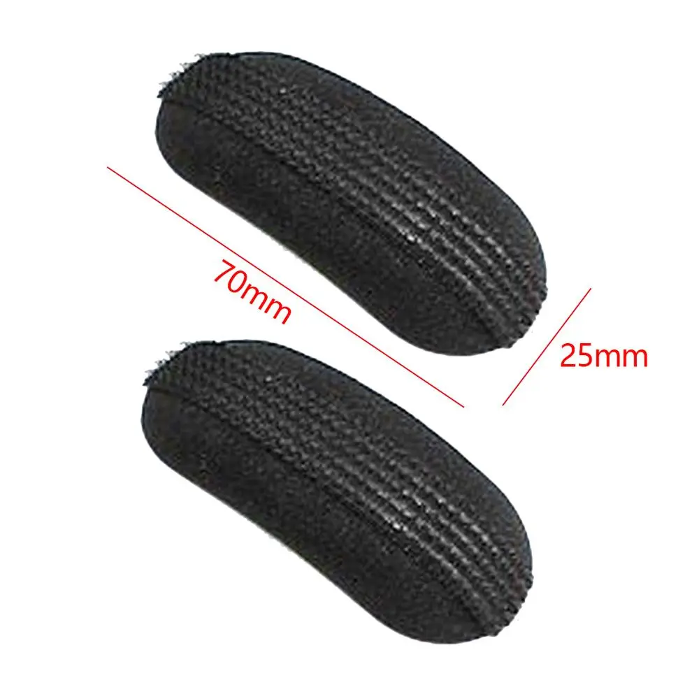 2PCS Breathable Bangs Mat Hair Clips Black Coffee Princess Hair Tool Set Bump It Up Volume Base Hair Inserts Invisible Hair Pins