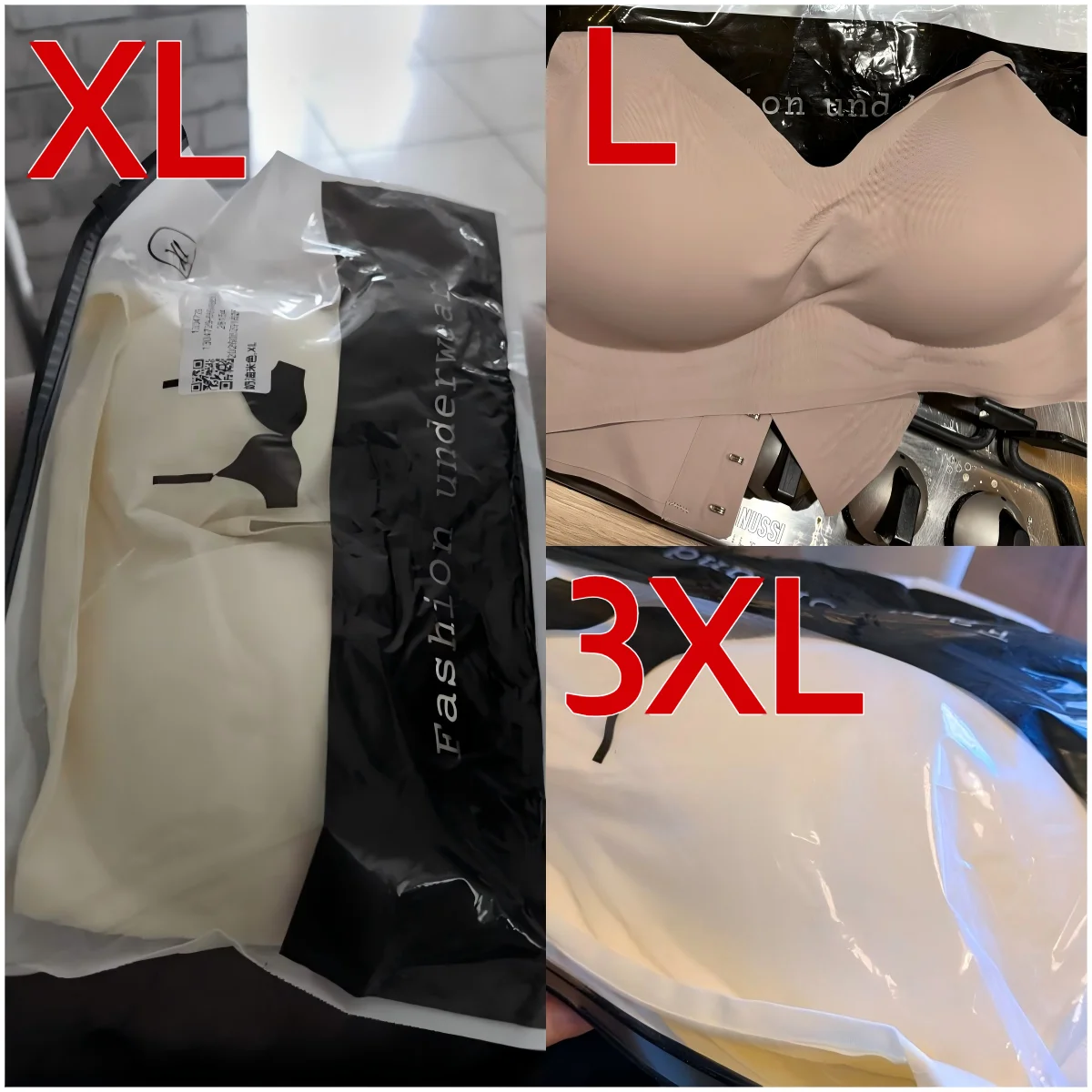 Women's Seamless Bra Full Coverage Comfortable Bra Removable Padded Push Up Lift Big Bust Show Small Posture Corrector Underwear image 6
