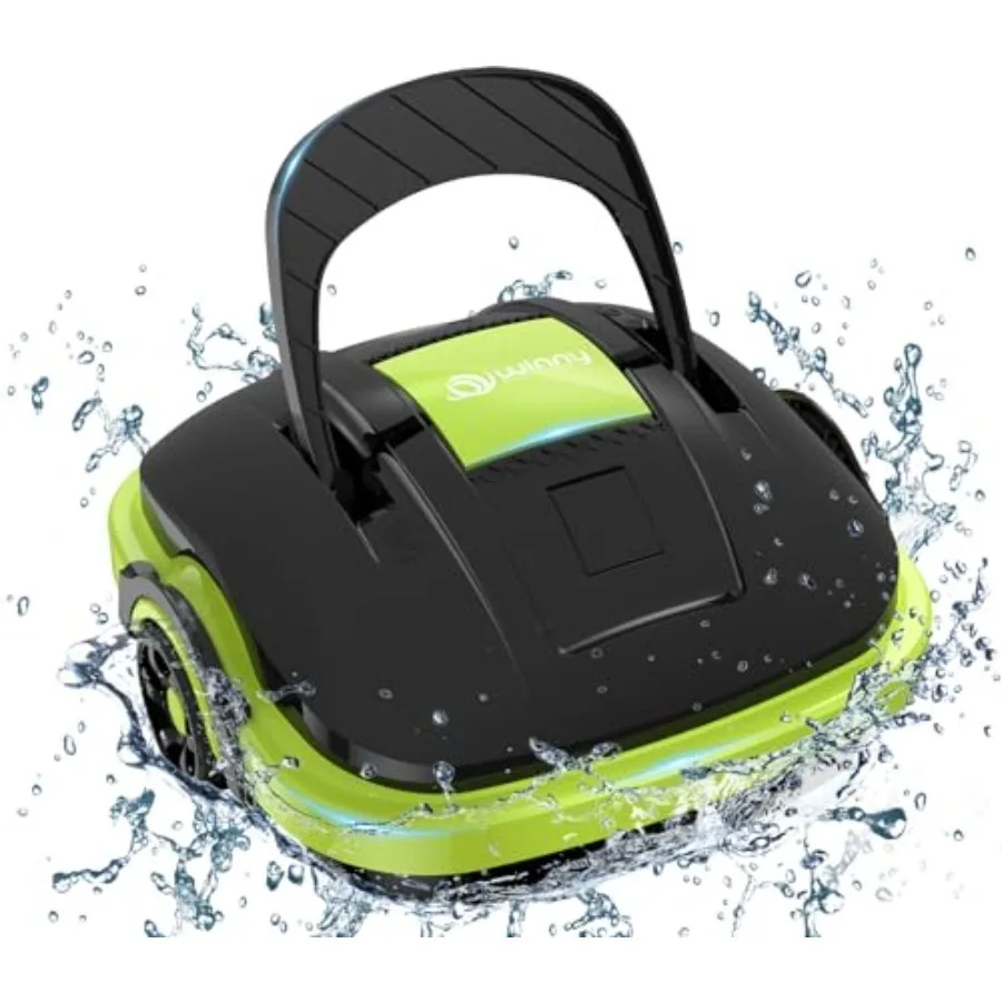 

Cordless Robotic Pool Cleaner, Automatic Pool Vacuum with Powerful Suction, Dual-Motor, Self-Parking, Up to 538 Sq.ft, Ideal fo