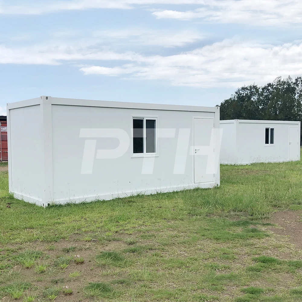 Vendas diretas da fábrica barato fácil instalação casa pré-fabricada do contêiner do local de obras de 20 pés