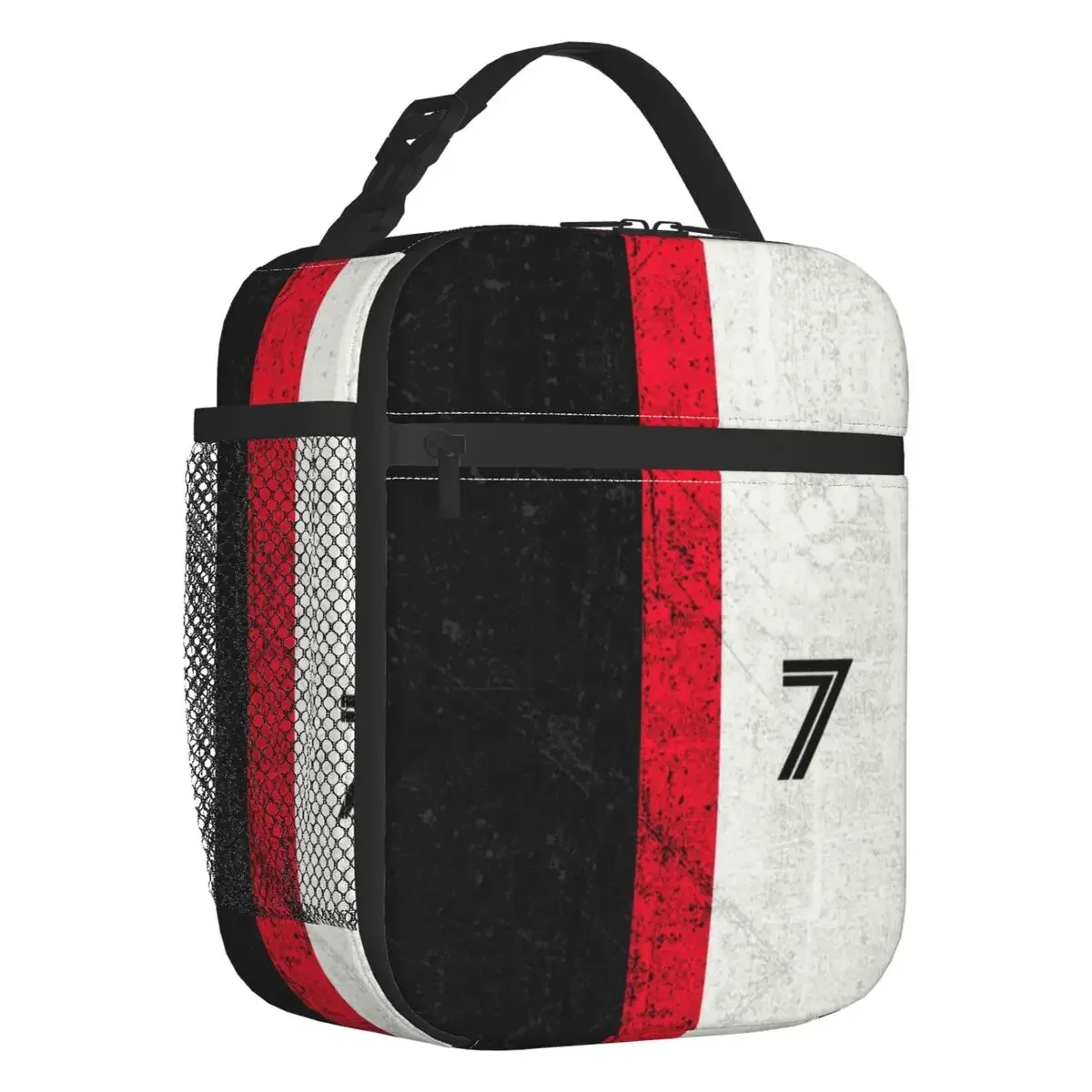 Custom CR7 Ronaldos Football Lunch Bag Men Women Cooler Warm Insulated Lunch Box for Adult Office lunch box bag