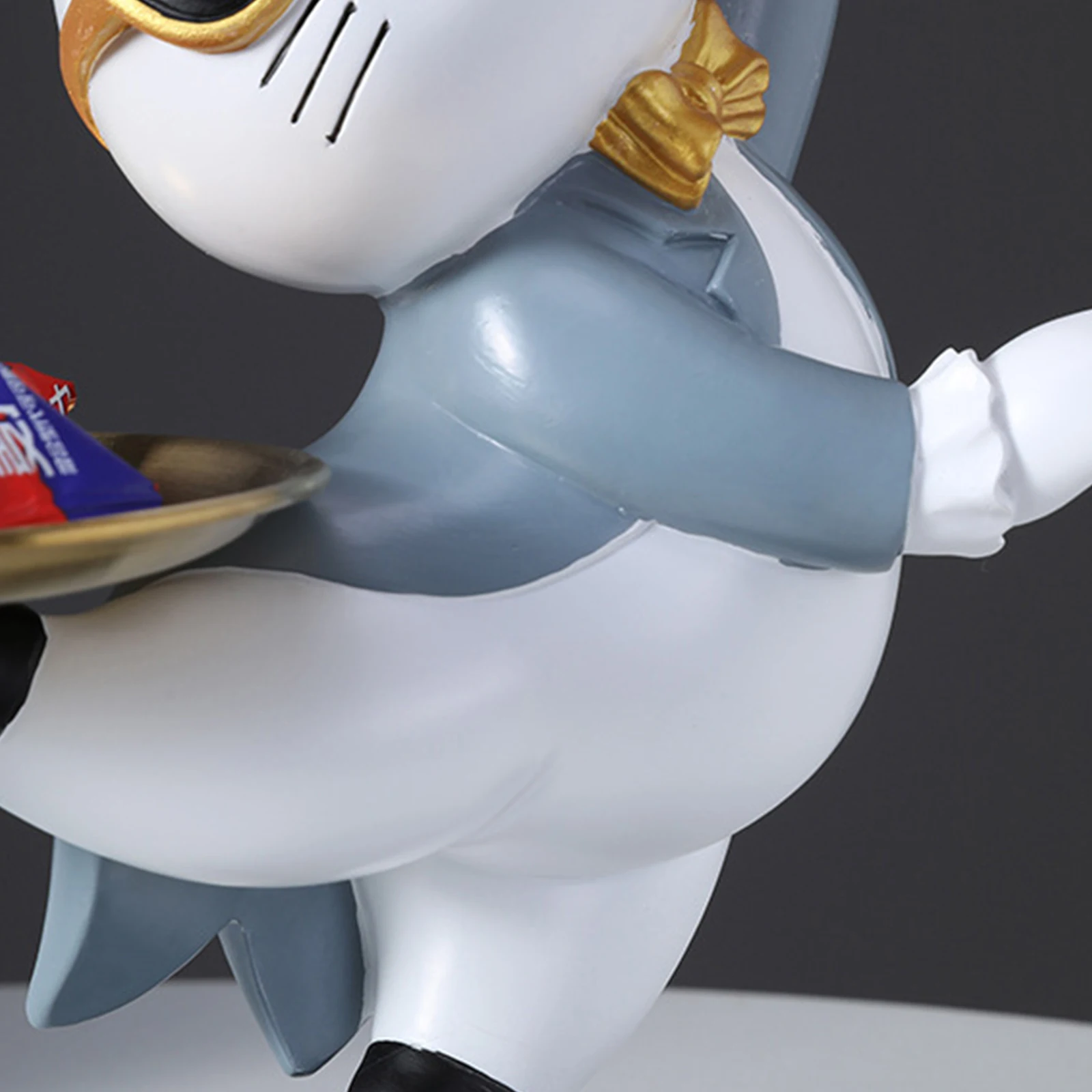 樹脂製のウサギの置物トレイ,装飾的なウサギの絵,バケーションギフト,家の装飾,ポーチ,寝室