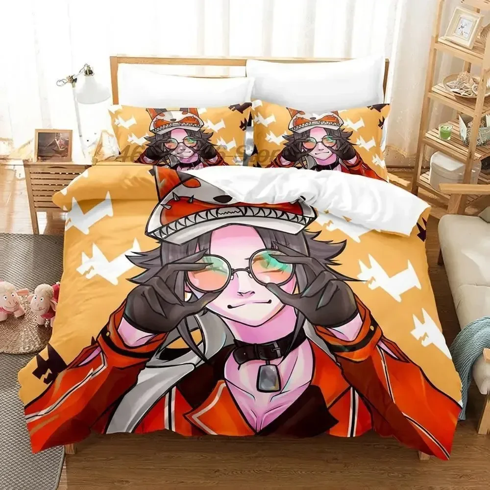 Mysta Rias Bedding Set Single Twin Full Queen King Size Bed Set Adult Kid Bedroom Duvet cover Sets 3D Print Anime Kawaii Girls