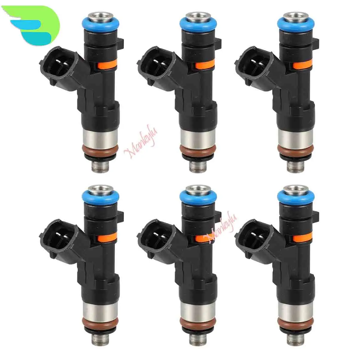 

6X Fuel Injector for Nissan Infiniti FX35 G35 M35 Q60 V35 Nissan 350Z MURANO Teana 3.5L VQ35DE 2003-2009 0280158042 16600-CD700